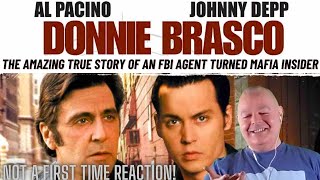 Donnie Brasco Movie Reaction donniebrasco mafia alpacino [upl. by Azar]