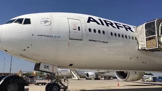 AIR FRANCE NEW ECONOMY CLASS PARIS  SHANGHAI  BOEING 777300ER [upl. by Aenel]