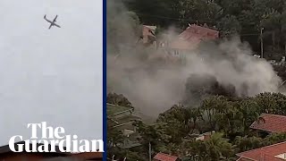 Plane goes into a spiral descent before crashing in Brazil [upl. by Eeloj]