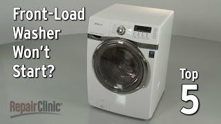 Washer Won’t Start — Washing Machine Troubleshooting [upl. by Zacharias306]