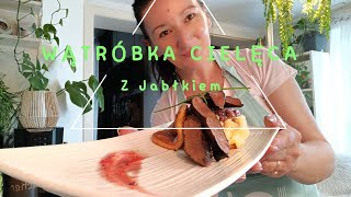 Wątróbka cielęca z Jabłkiem i konfitura z czerwonej cebulki🧑‍🍳 Pysznie 🧑‍🍳🥰 [upl. by Cristian]