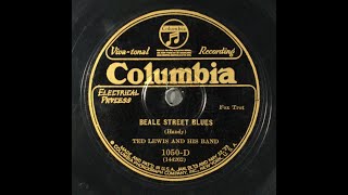 Ted Lewis Jazz Band quotBeale Street Bluesquot 1927 W C Handy If Beale Street could talk jazz classic [upl. by Thanh]