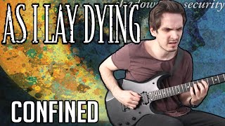 As I Lay Dying  Confined  Nik Nocturnal GUITAR COVER  Screen Tabs [upl. by Assenaj]