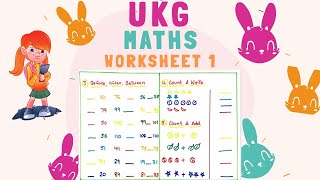 UKG Maths Worksheet Part 1 [upl. by Sol81]