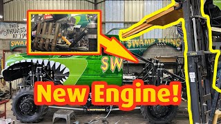 Installing a 10L Supercharged Big Block in my monster truck [upl. by Eltsyek84]