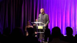 Samuel L Jackson speaks at the AIS Gala 2013 [upl. by Ennahtebazile257]