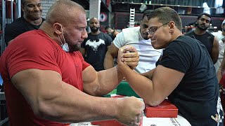 SCHOOLBOY VS LEONIDAS  ARM WRESTLING 2020 [upl. by Ifar]