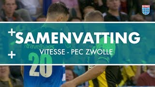 Samenvatting Vitesse  PEC Zwolle [upl. by Salokcin]