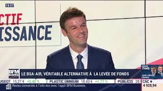 BSAAIR  VÉRITABLE ALTERNATIVE À LA LEVÉE DE FONDS  Romain Saillard sur BFM Business [upl. by Gladdy]