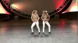 Morgan and Madison Mallum  Traditional Clogging Duet [upl. by Oam]