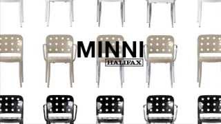 Sedia design alta qualità MINNI BY HALIFAX  High quality design chairs made in Italy [upl. by Nnahoj]