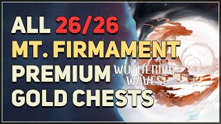 All Mt Firmament Premium Gold Chests Locations Wuthering Waves [upl. by Johnath691]