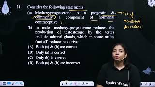 Consider the following statements a Medroxyprogesterone is a progestin commonly a [upl. by Merow224]