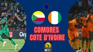 DIRECTLIVE🔴 COMORES  CÔTE DIVOIRE EN DIRECT  ÉLIMINATOIRES DE LA CAN 2023  LIVE [upl. by Otrevire]