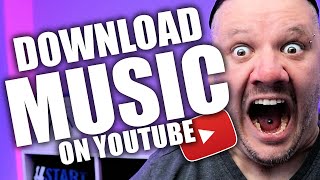 How To Download Music From YouTube for FREE [upl. by Ylen]