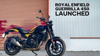 THE NEW ROYAL ENFIELD GUERRILLA 450 IS OFFICIALLY LAUNCHED  FULL PRICE VARIANTS amp DETAILS REVIEW [upl. by Orion]