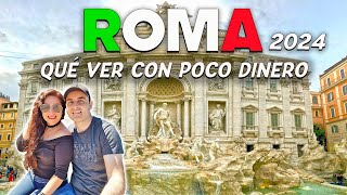 GUÍA BARATA de ROMA y VATICANO 🇮🇹 2024 Lugares IMPRESCINDIBLES ✅️ Planes GRATIS y Presupuesto💰 [upl. by Arakaj]