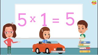 Table for number 5 Table for 5 Learn multiplication [upl. by Rodman290]