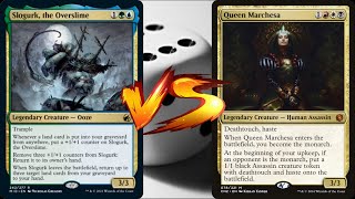 Slogurk VS Queen Marchesa  MTG EDH Duel Commander Cartes Magic [upl. by Neilla]