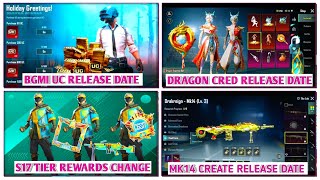 😍 Uc Event  Uc Dhamaka Event  Dragon Lucky Create  S17 Tier Regards Change  MK14 Upgrade Gun [upl. by Neve]