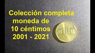 Colección completa moneda de 10 céntimos desde 2001 al 2021  Segunda Parte [upl. by Greg]