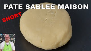 recette facile de pate sablée maison [upl. by Ylatfen]