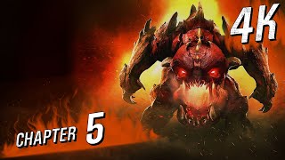 4K 60 DOOM 2016 Nightmare  100  Walkthrough pt 5  Argent Energy Tower Argent Tower [upl. by Llewop]