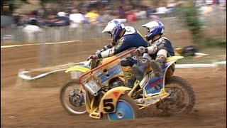 MX Sidecar World championship 2001 Great Britain GP Canada Heights 1st moto [upl. by Melliw]