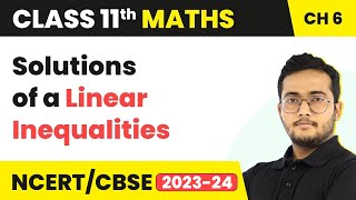 Solutions of a Linear Inequalities  Linear Inequalities  Class 11 Maths Chapter 6 [upl. by Abehshtab]