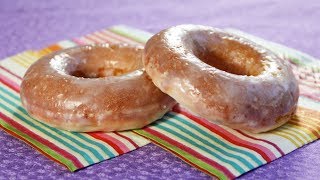 Healthier Oven Baked Doughnuts  Glazed Donuts [upl. by Engdahl]