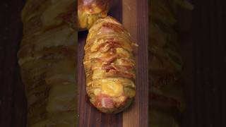 Potato Hasselback asmr shorts [upl. by Hachmin]