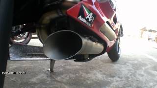 Ducati 1199 Panigale Austin Racing exhaust [upl. by Ahsital598]