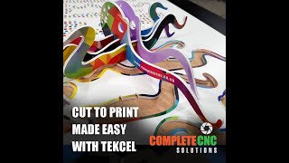 Tekcel EXR 2m x 3m Octopus Knife Cut to Print [upl. by Treiber297]