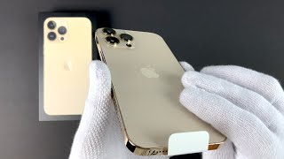 iPhone 13 Pro Max Gold UNBOXING💥 [upl. by Therine]