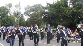 Newtown Connecticut Labor Day Parade  Clip 3  Simsbury Spinners  NHS Band  Mon Sept 02 2013 [upl. by Naivaj]