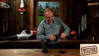 STIHL Better Tips How to refill a grass trimmer bumpfeed AutoCut 252 head [upl. by Dedrick877]