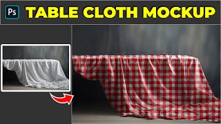 Design Like a Pro Photoshop Table Cloth Mockup Tutorial [upl. by Norek]