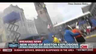 Raw video Boston Marathon bombings [upl. by Morel]