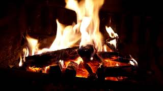 Feu de cheminée noel 8H Fireplace 8 hours full HD Noel ambiance noel White noise [upl. by Ahsila]