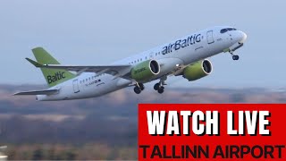 Tallinn Airport TLL Live 10122023 [upl. by Nilak714]