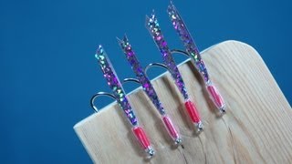 How To Tie Mackerel Feather Rigs Holographic sea fishing Lures [upl. by Iolanthe828]