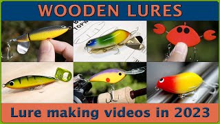 Lure Making Videos in 2023  Wooden Bait [upl. by Einned176]