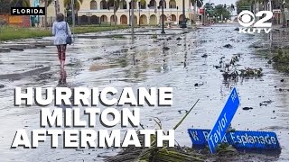 Hurricane Milton Hits Florida Footage of the devastating aftermath [upl. by Nnayram78]