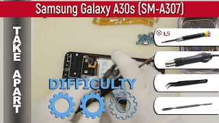 How to disassemble 📱 Samsung Galaxy A30s SMA307 Take apart Tutorial [upl. by Alesram]