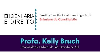 Direito Constitucional  Estrutura da constituição [upl. by Ylicic]