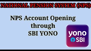 Open your National Pension Scheme NPS Tier1 amp Tier2 accounts online easily sbi nps yono [upl. by Arodnap931]