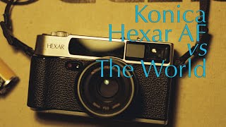 Konica Hexar AF vs The World  POV Street Photography London [upl. by Katey]