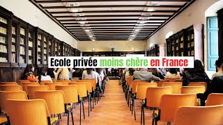 Ecoles privées moins chères en France [upl. by Slade]