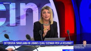 Offensiva israeliana in Libano lintervento di Claudio Bertolotti su TeleTicino 1 ottobre 2024 [upl. by Aken232]