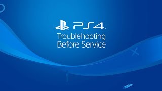 PS4 Troubleshooting Before Service [upl. by Oilegor681]